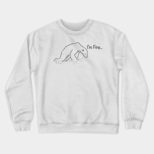 Starving Polar Bear Crewneck Sweatshirt